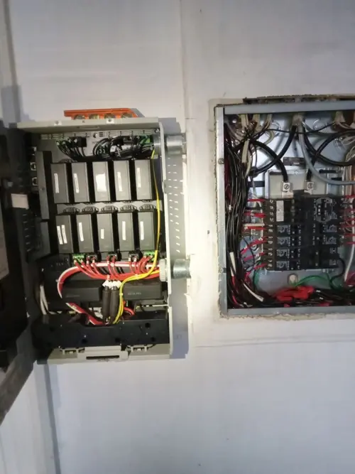 Electrical panel upgrade completed for Ring Doorbell Installation in Hamburg